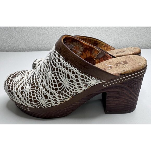 Korks by Kork Ease Women's Nora Crochet Clogs Size 8 - Picture 2 of 13